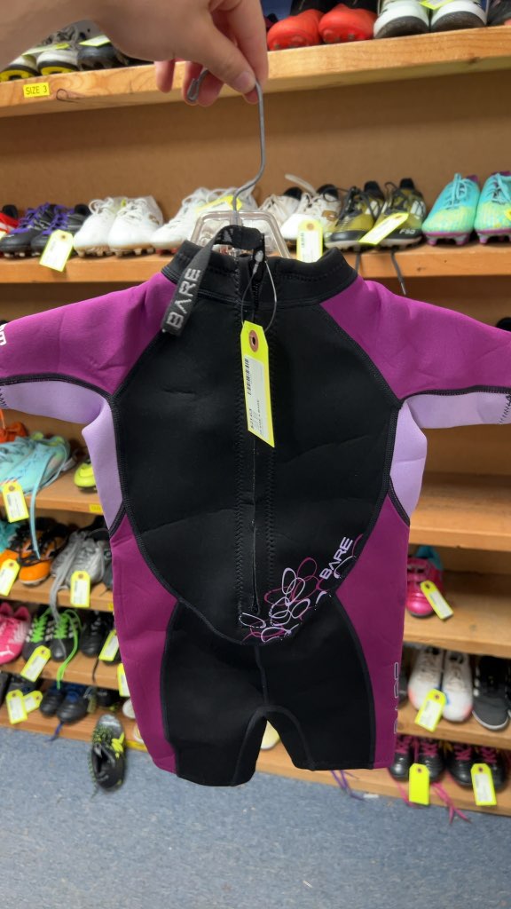 BARE Junior 2mm Shorty Wetsuit - Size 4