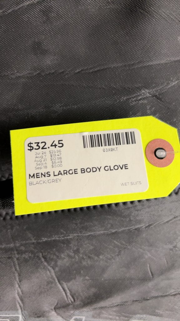 Body Glove Men's Large Shorty Wetsuit