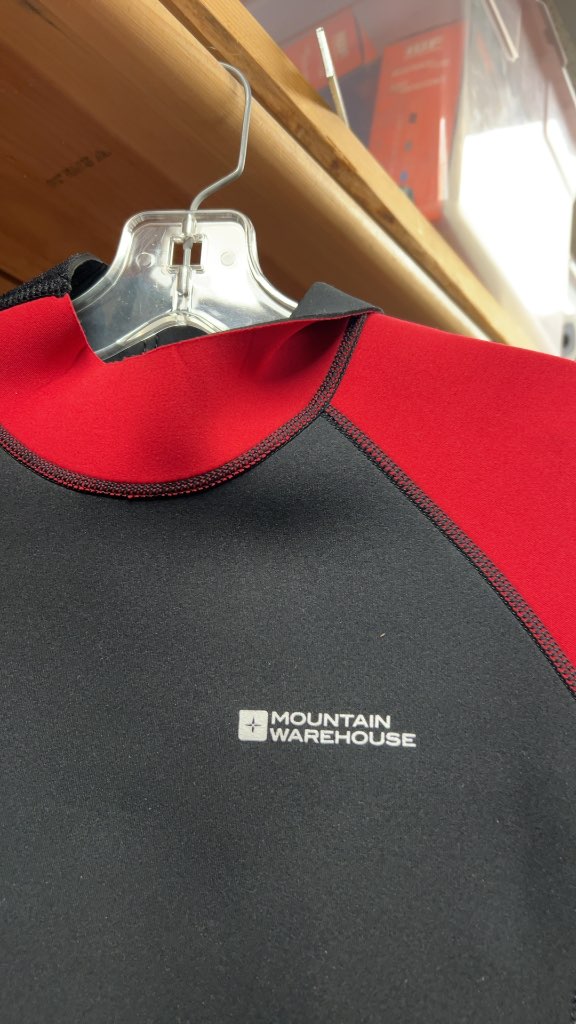Mountain Warehouse M-L Shorty Wetsuit - Black/Red