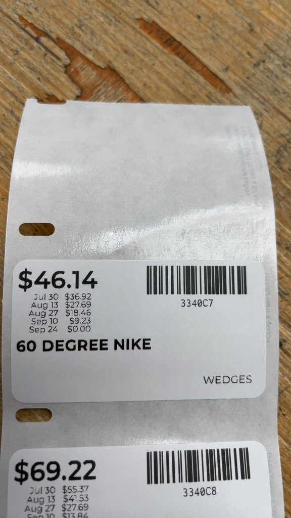 Nike Victory Red (VR) 60 Degree Lob Wedge